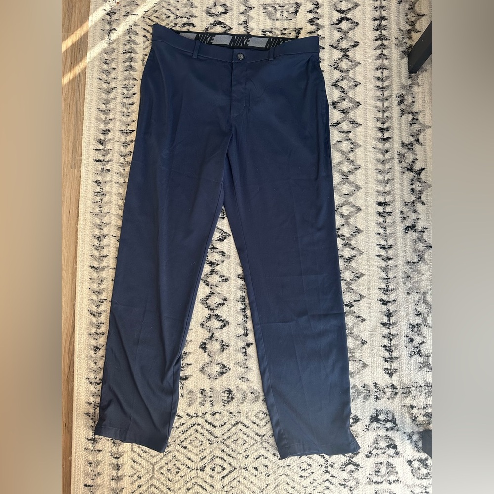 Nike Men's Dark Blue Dress Dri-Fit Pants 36x32